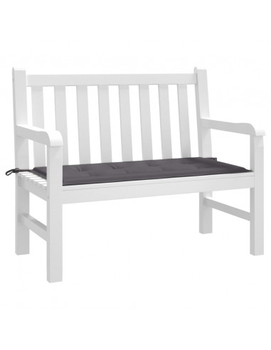 Cuscino per Panca Antracite 120x50x3 cm in Tessuto Oxford