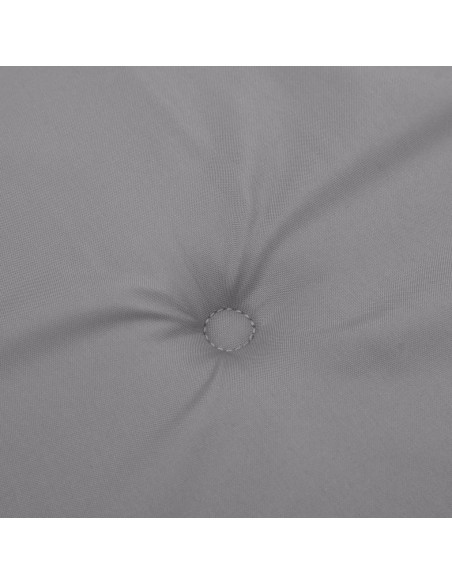 Cuscino per Panca Grigia 120x50x3 cm in Tessuto Oxford
