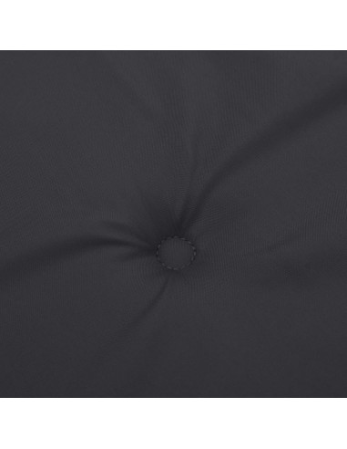 Cuscino per Panca Nero 200x50x3 cm in Tessuto Oxford