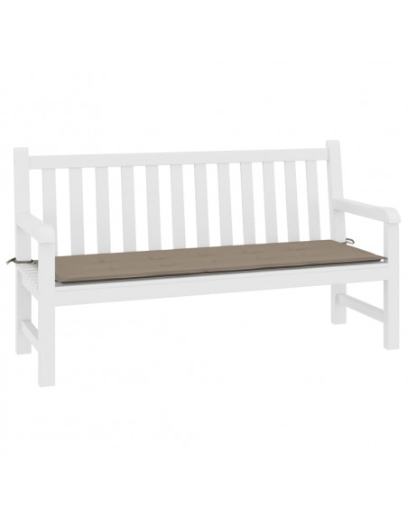 Cuscino per Panca Tortora 200x50x3 cm in Tessuto Oxford