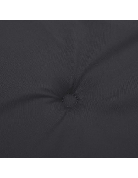 Cuscino per Panca Nero 120x50x3 cm in Tessuto Oxford