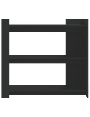 Tavolino Consolle Nero 100x35x90 cm in Legno Multistrato