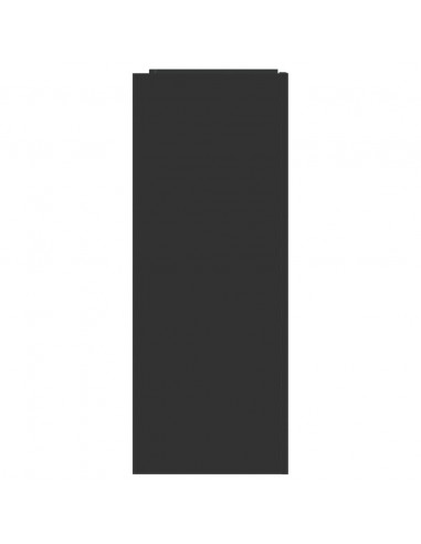 Tavolino Consolle Nero 100x35x90 cm in Legno Multistrato