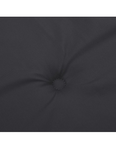 Cuscino per Panca Nero 150x50x3 cm in Tessuto Oxford