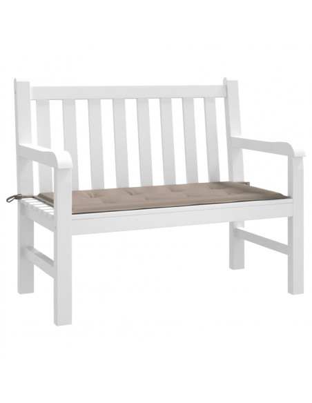 Cuscino per Panca Tortora 100x50x3 cm in Tessuto Oxford