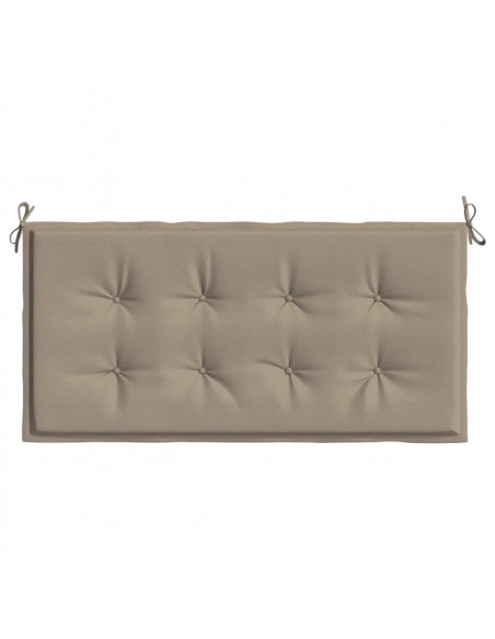 Cuscino per Panca Tortora 100x50x3 cm in Tessuto Oxford