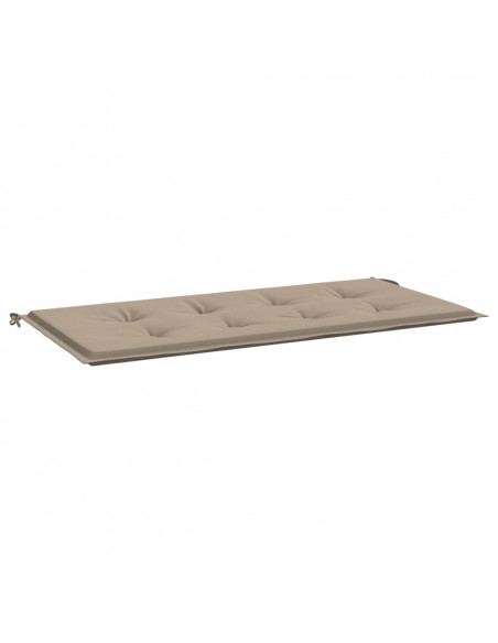 Cuscino per Panca Tortora 120x50x3 cm in Tessuto Oxford