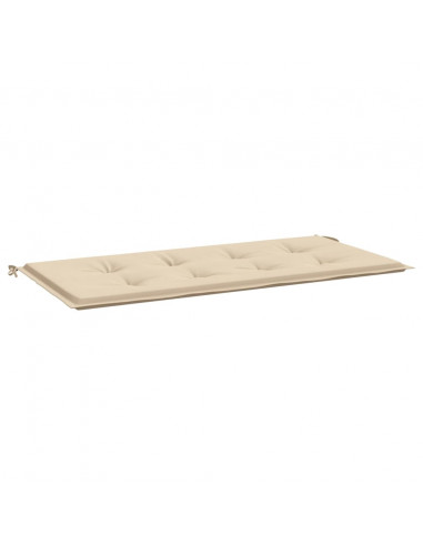 Cuscino per Panca Beige 100x50x3 cm in Tessuto Oxford