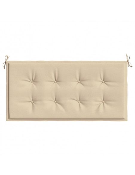 Cuscino per Panca Beige 100x50x3 cm in Tessuto Oxford