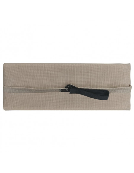 Poggiatesta per Sdraio Grigio Talpa 40x7,5x15 cm in Textilene