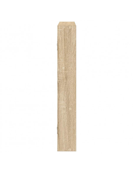 Scaffale a Parete Rovere Sonoma 43x9x60 cm in Truciolato