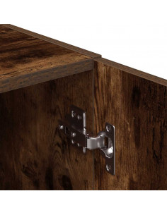 Set di Mobili da Cucina 2 pz Rovere Fumo in Truciolato