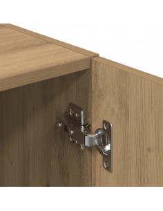 Set di Mobili da Cucina 2 pz Rovere Marrone in Truciolato