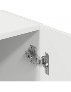 Set di Mobili da Cucina 3 pz Bianco in Truciolato