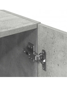 Set di Mobili da Cucina 3 pz Grigio Cemento in Truciolato