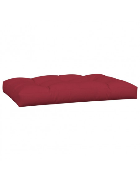 Cuscini per Pallet 5 pz Rosso Vino in Tessuto