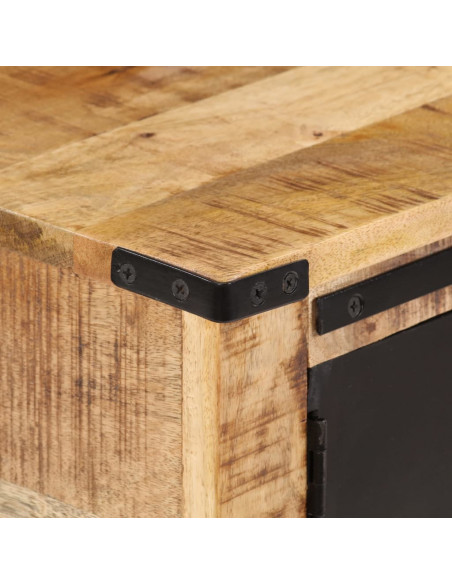 Tavolo Consolle 100x35x75 cm in Legno Massello di Mango