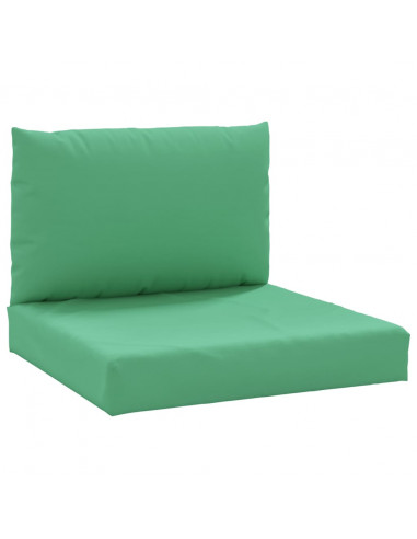 Cuscini per Pallet 2 pz Verdi in Tessuto Oxford