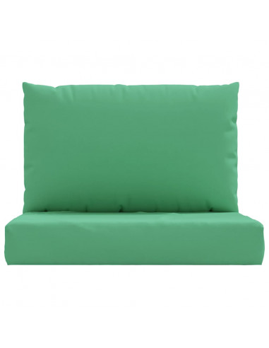 Cuscini per Pallet 2 pz Verdi in Tessuto Oxford
