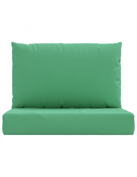 Cuscini per Pallet 2 pz Verdi in Tessuto Oxford