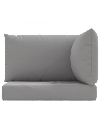 Cuscini per Pallet 3 pz Grigi in Tessuto Oxford