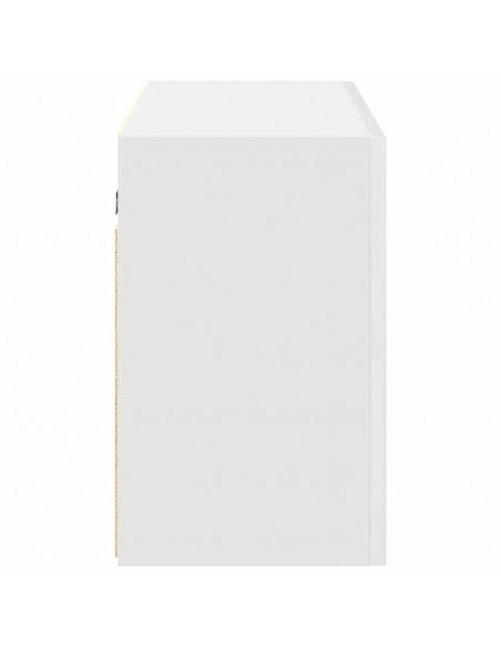 Mobile da Bagno a Parete Bianco 100x25x40 cm in Truciolato