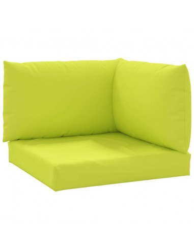 Cuscini per Pallet 3 pz Verde Intenso in Tessuto Oxford