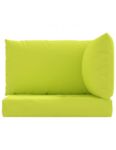 Cuscini per Pallet 3 pz Verde Intenso in Tessuto Oxford