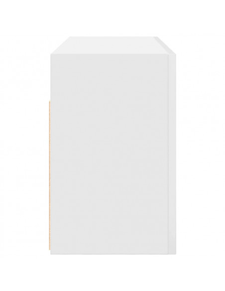Mobile da Bagno a Parete Bianco 80x25x40 cm in Truciolato