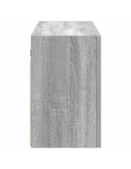 Mobile da Bagno Grigio Sonoma 100x25x40 cm in Truciolato