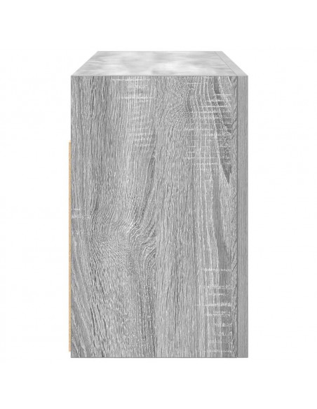 Mobile da Bagno Grigio Sonoma 80x25x40 cm in Truciolato