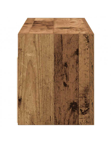 Mobile da Bagno Legno Antico 60x25x30 cm in Legno Multistrato