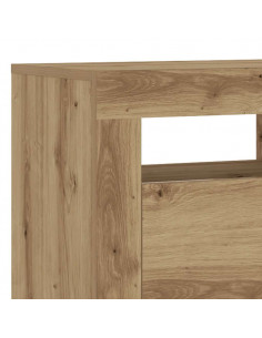 Mobile Porta TV con LED Artigianale 90x35x40 cm Multistrato