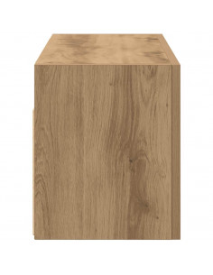 Mobiletto da Bagno Rovere Artigianale 60x25x30 cm Truciolato