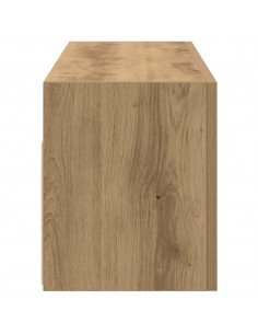 Mobiletto da Bagno Rovere Artigianale 80x25x30 cm in Truciolato