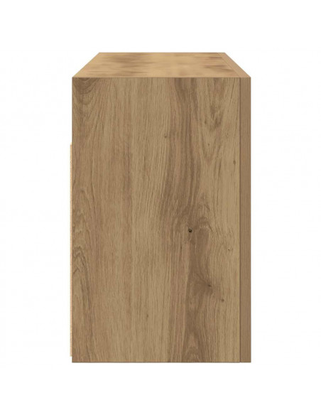Mobiletto da Bagno Rovere Artigianale 80x25x40 cm in Truciolato