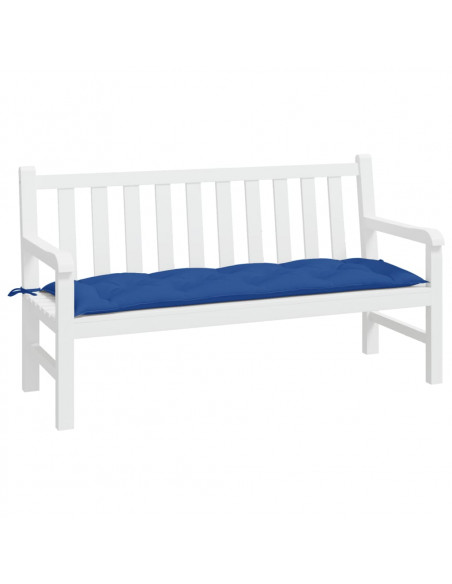 Cuscino per Panca Blu 150x50x7 cm in Tessuto Oxford