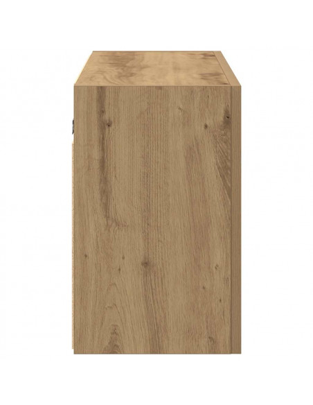 Mobiletto da Bagno Rovere Artigianale 8100x25x40 cm Truciolato