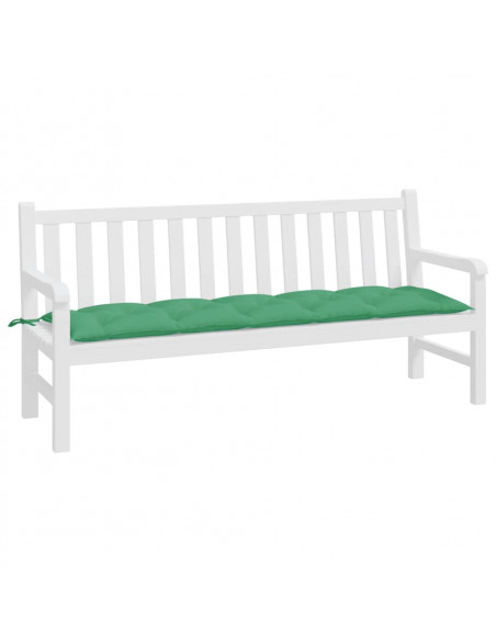 Cuscino per Panca Verde 180x50x7 cm in Tessuto Oxford