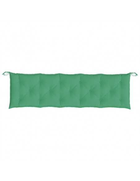 Cuscino per Panca Verde 180x50x7 cm in Tessuto Oxford