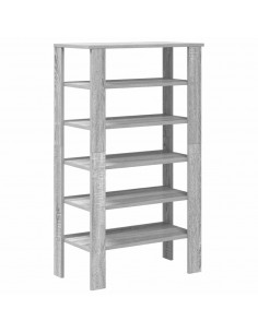 Scarpiera Grigio Sonoma 61x32x105 cm in Truciolato