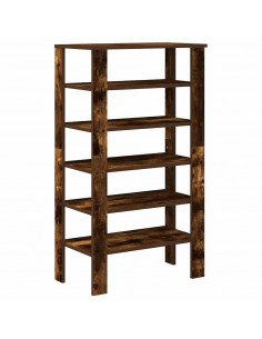 Scarpiera Rovere Fumo 61x32x105 cm in Truciolato