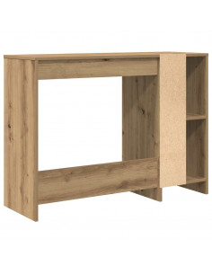 Scrivania Rovere Artigianale 102,5x35x75cm in Legno Multistrato