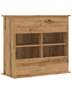 Supporto Acquario 81x36x73 cm Multistrato Rovere Artigianale