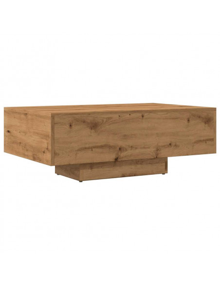Tavolino Salotto Rovere Artigianale 85x55x31 cm in Truciolato