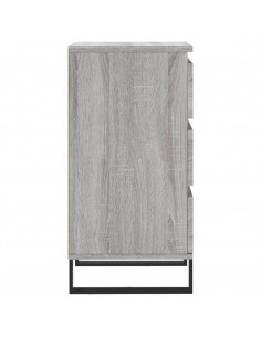Credenza Grigio Sonoma 40x35x70 cm in Legno Multistrato 2