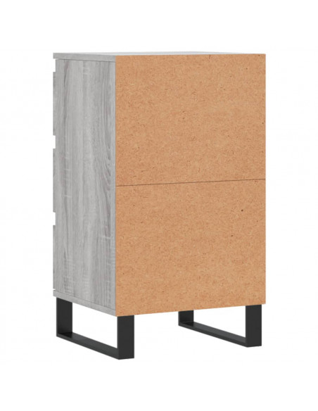 Credenza Grigio Sonoma 40x35x70 cm in Legno Multistrato