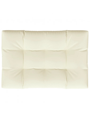 Cuscino per Pallet Crema 120x80x12 cm in Tessuto