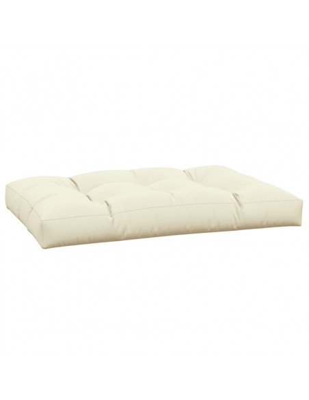 Cuscino per Pallet Crema 120x80x12 cm in Tessuto