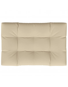 Cuscino per Pallet Beige 120x80x12 cm in Tessuto 2